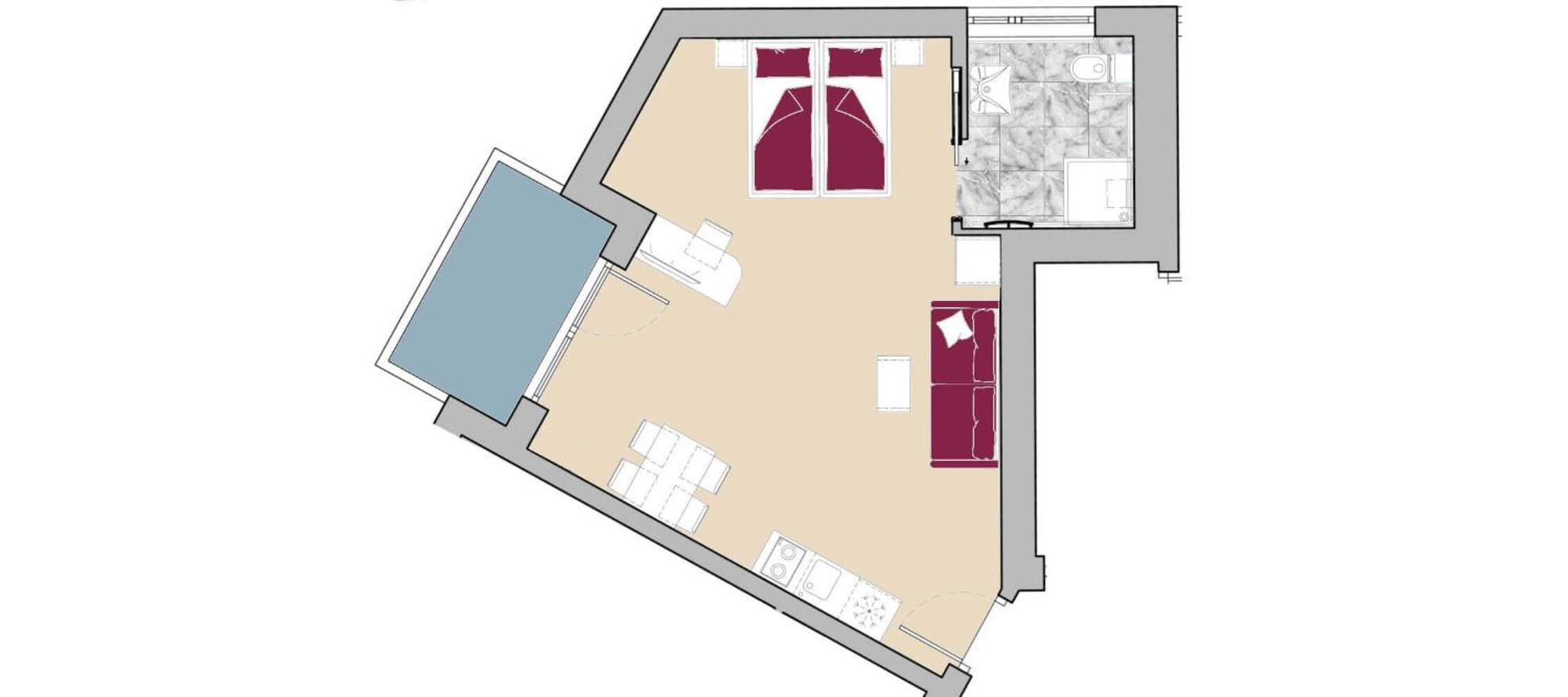 City Hotel Merano Phòng bức ảnh